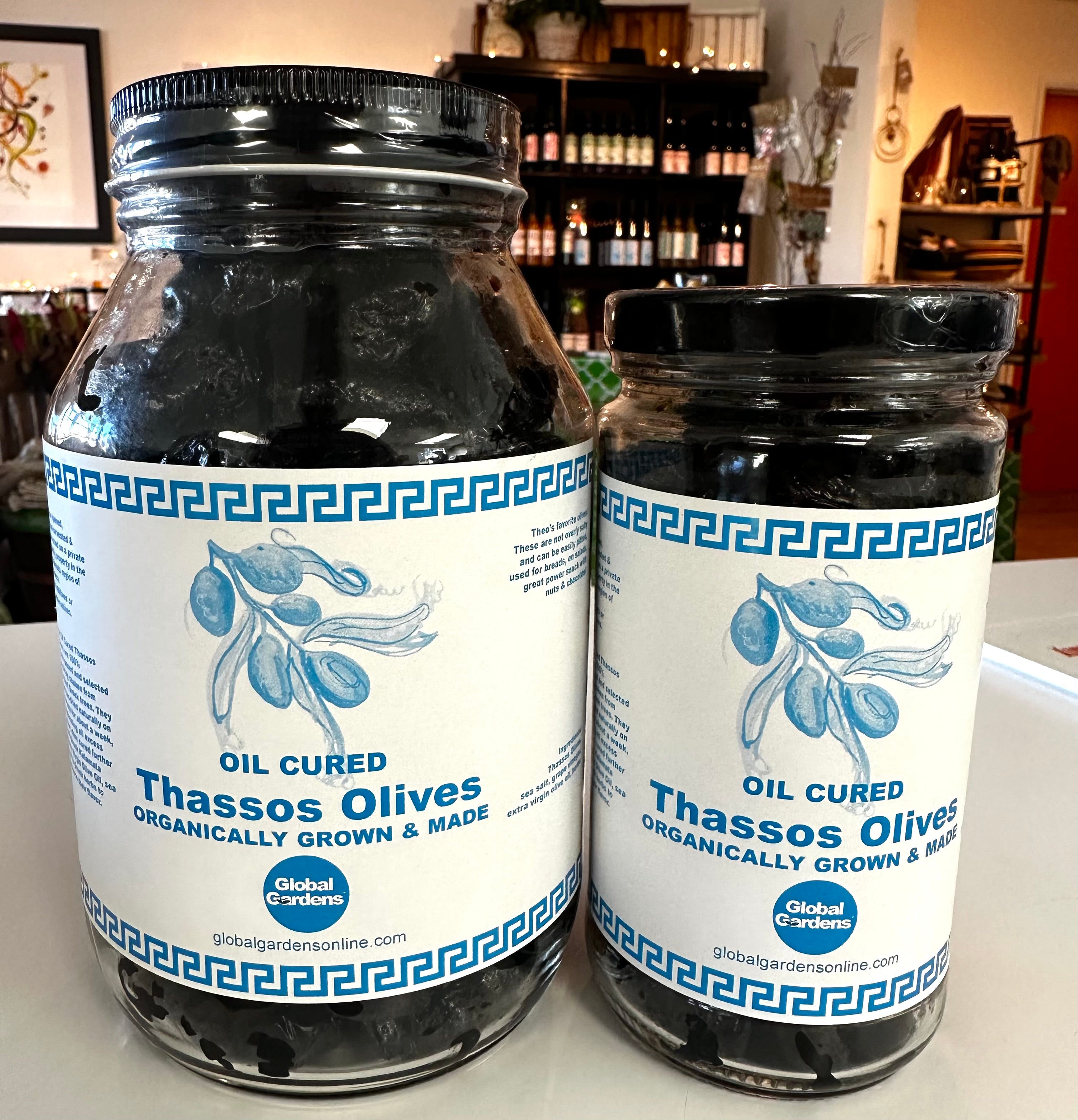Thassos Oil-Cured Olives – GLOBAL GARDENS