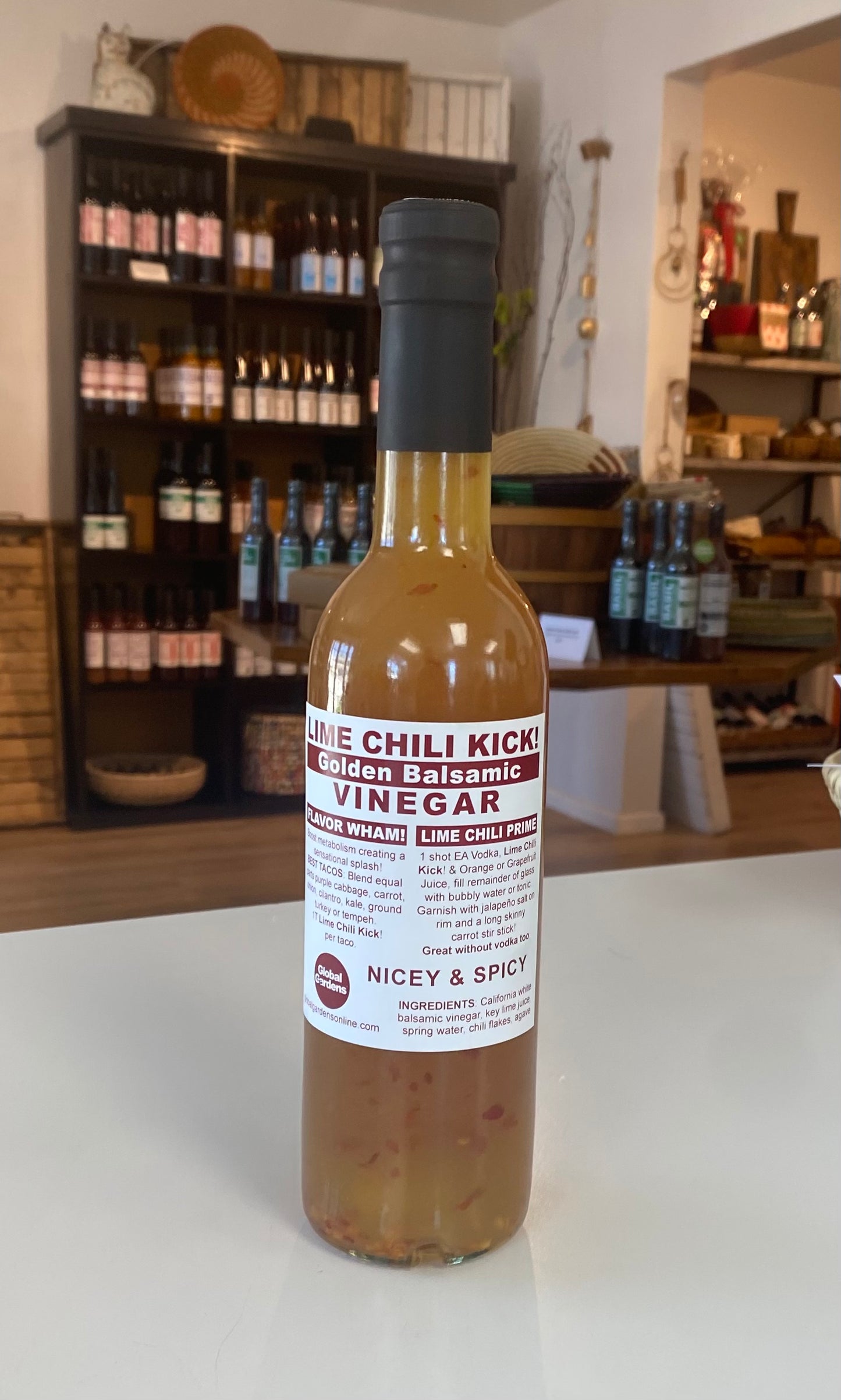 Lime Chili Kick! Golden Balsamic Vinegar