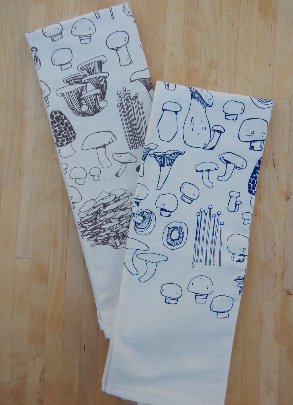 Mushroom Kitchen Tea Towel