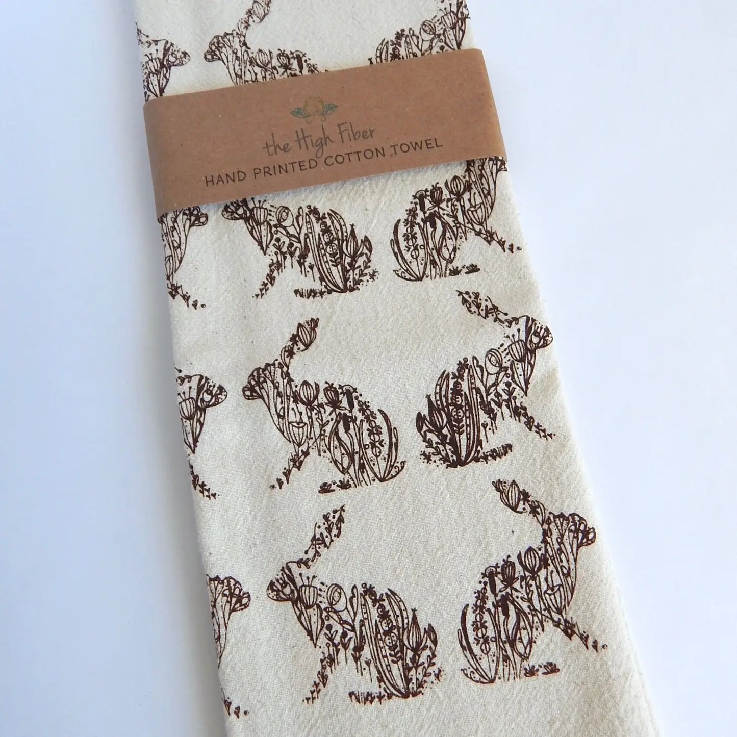 Rabbit Kitchen Tea Towel