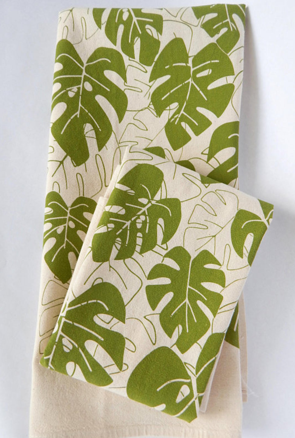 Monstera Plant Kitchen Tea Towel