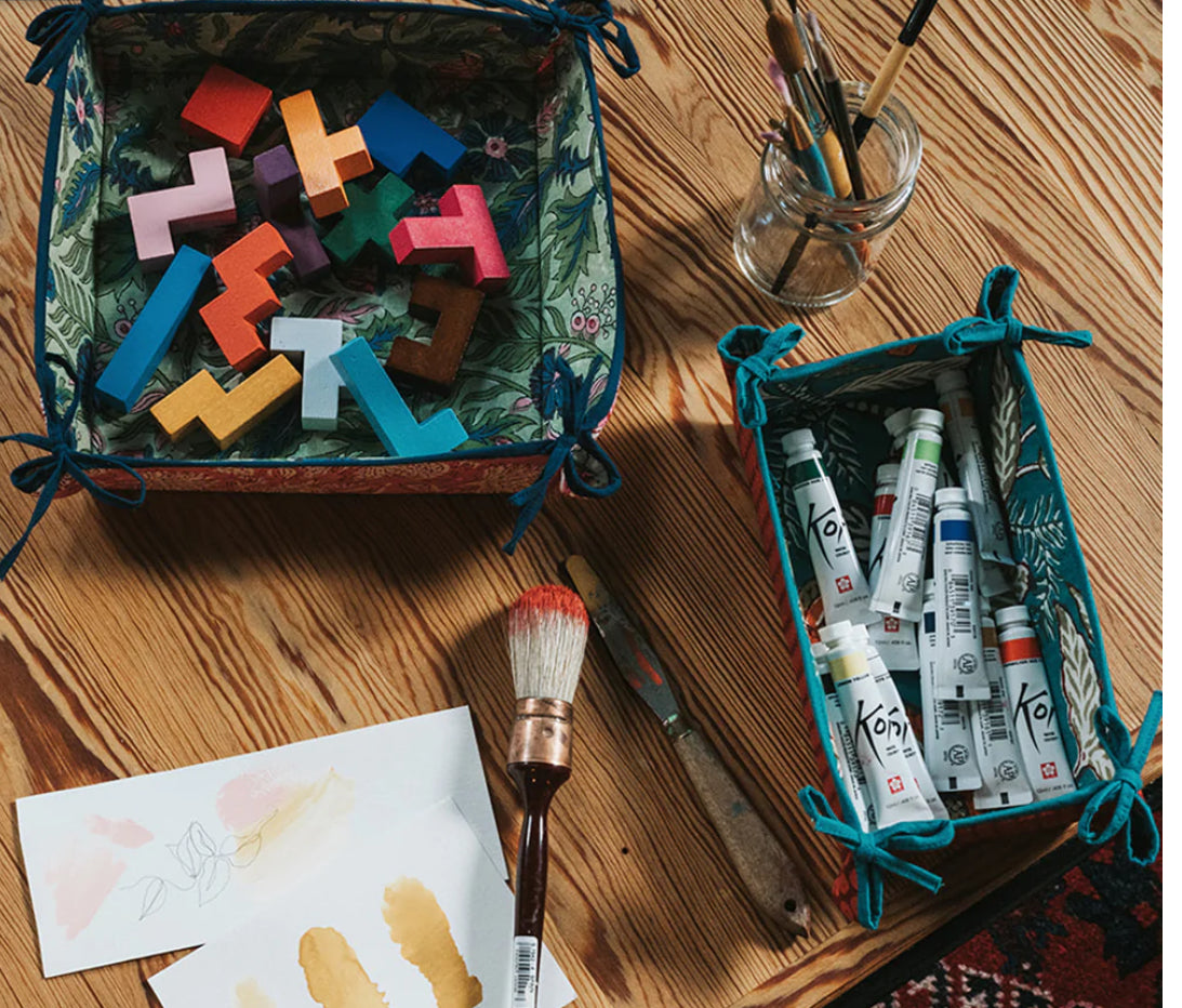 Travel Tray - Reversible Cotton Rectangular