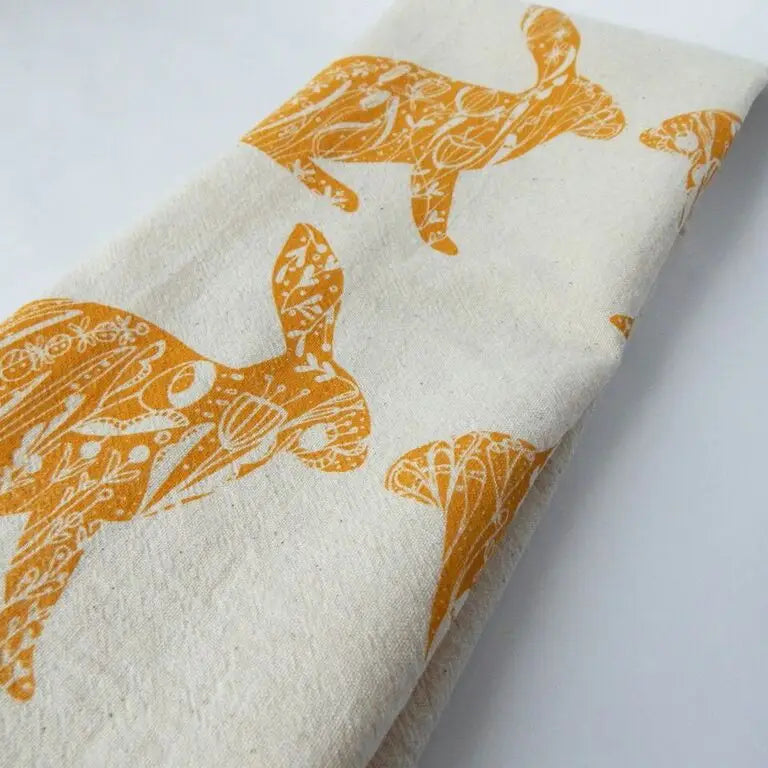 Rabbit Kitchen Tea Towel