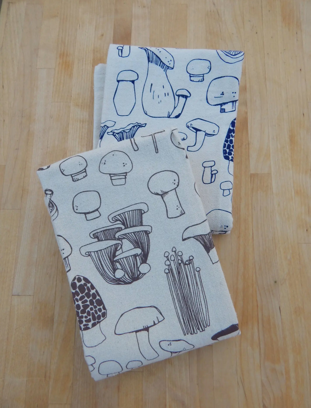 Mushroom Kitchen Tea Towel