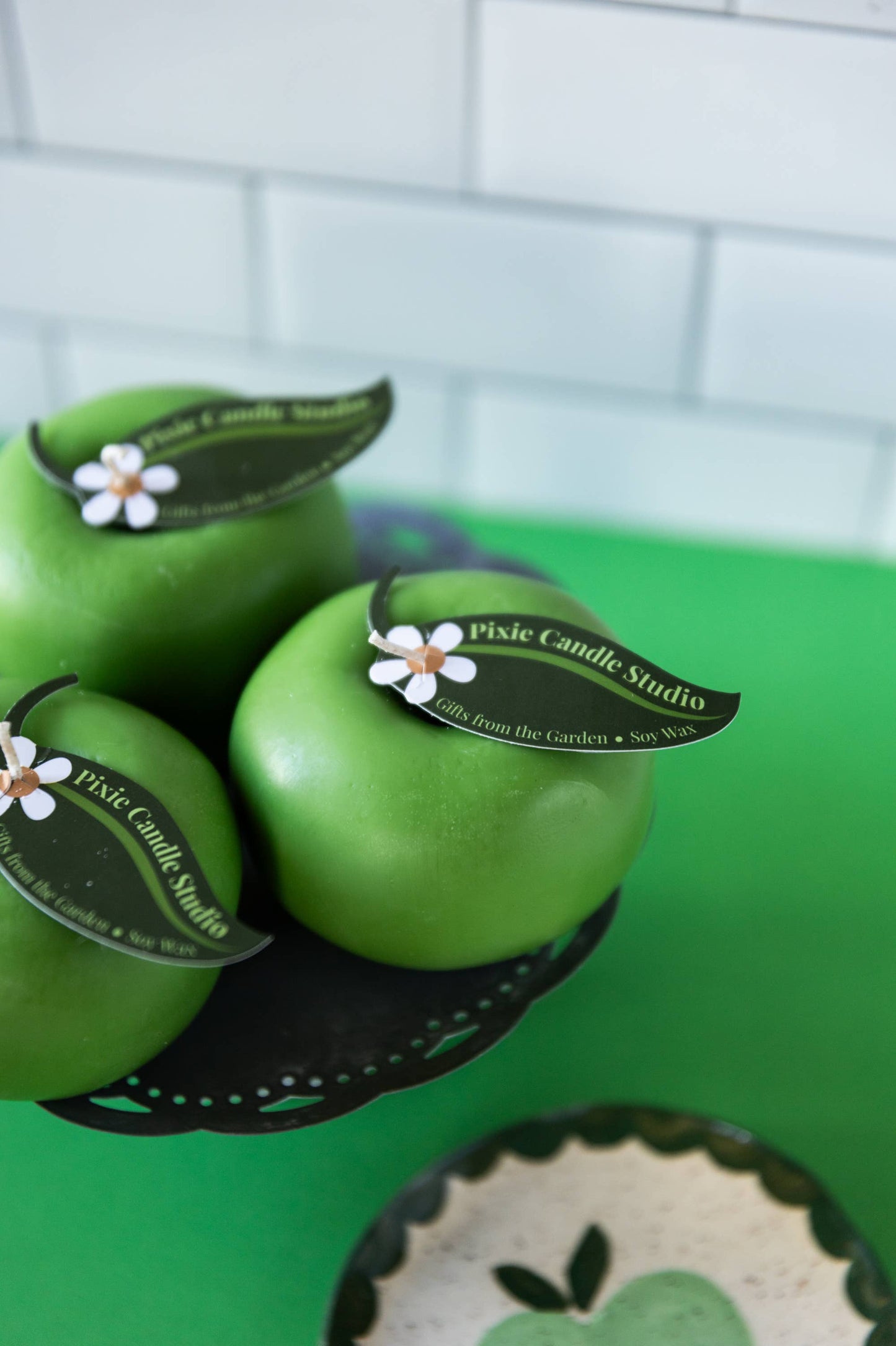 Green Apple Candles from the Garden Collection