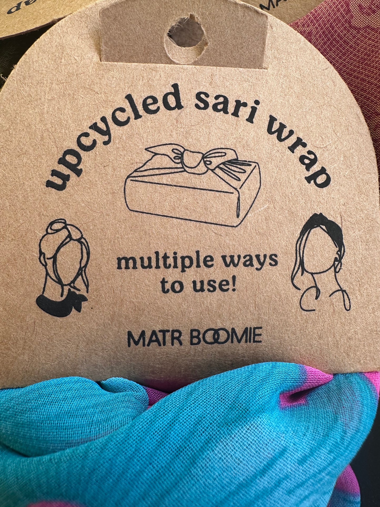 Sari Wrap ~ Fair Trade Fabric Wrapping Paper & Many Uses