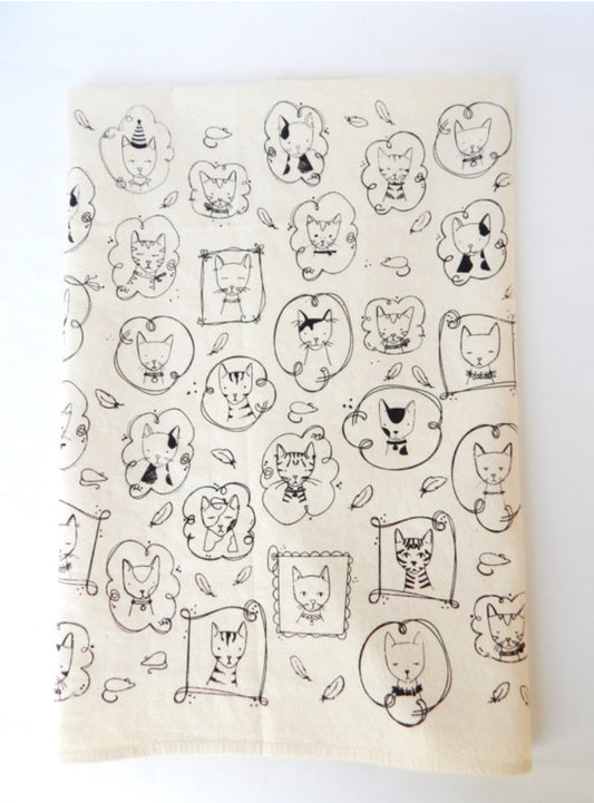 Cats Kitchen Tea Towel