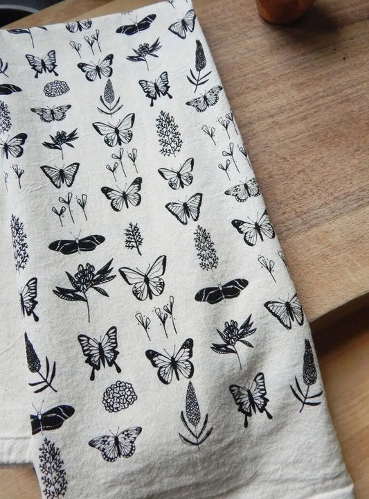 Butterfly Kitchen Tea Towel